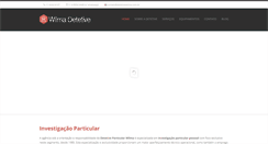 Desktop Screenshot of detetivewilma.com.br